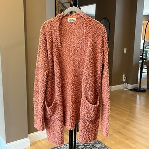 Listicle Soft Cardigan With Pockets